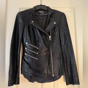 Zipper Reptile print Jacket